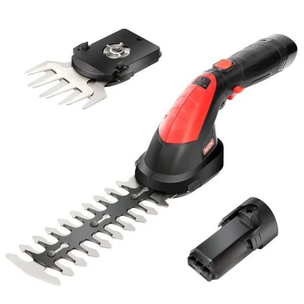 Mzk Cordless Grass Shear & Hedge Trimmer - 7.2V Electric Shrub Trimmer 2-in-1