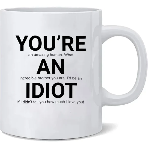 Kwieema Brother Gift Brother Coffee Mug Gifts for Brothe Brother Birthday Gifts from Sister Father��s Day Gifts for Brother Big Brother Gifts Coffee