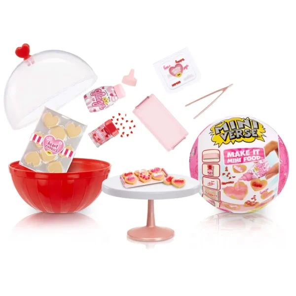 MGA's Miniverse - Make It Mini Food Valentine's Series Mini Collectibles, Valentine's Day, Resin Play
