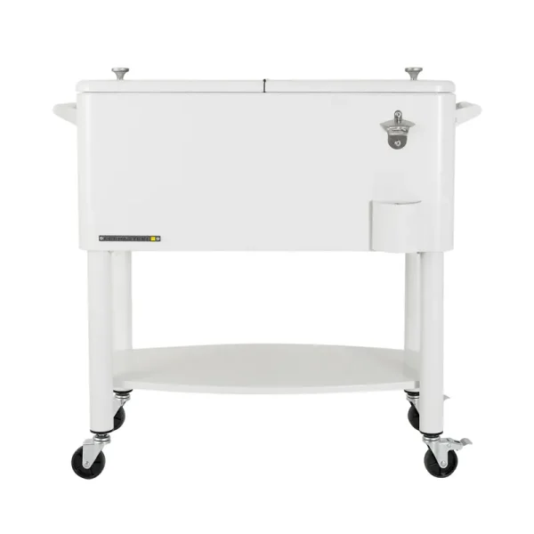 Permasteel 80-Quart Beverage Cooler in White | PS-213-80-WT