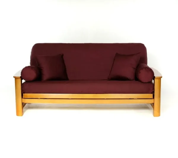 Royal Heritage Home Futon Cover, Full, Burgundy