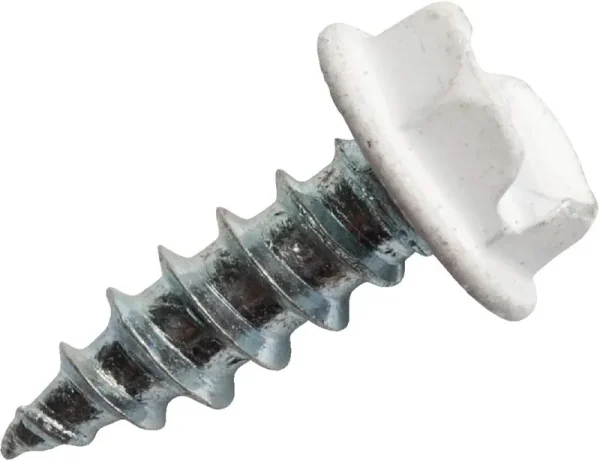 ScrooScoop #8 x 1/2 in Hex Head Self-Drilling Screws, #22 Forest Green (100/Bag)