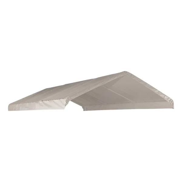 ShelterLogic 12 x 20' White Canopy Replacement Cover Fits 2 inch Frame
