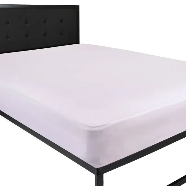 Flash Furniture Capri Comfortable Sleep Premium Fitted Mattress Protector, 100% Waterproof, Hypoallergenic, Vinyl Free, Twin