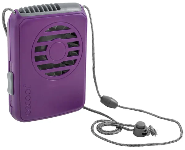 O2cool Deluxe Necklace Fan - Purple
