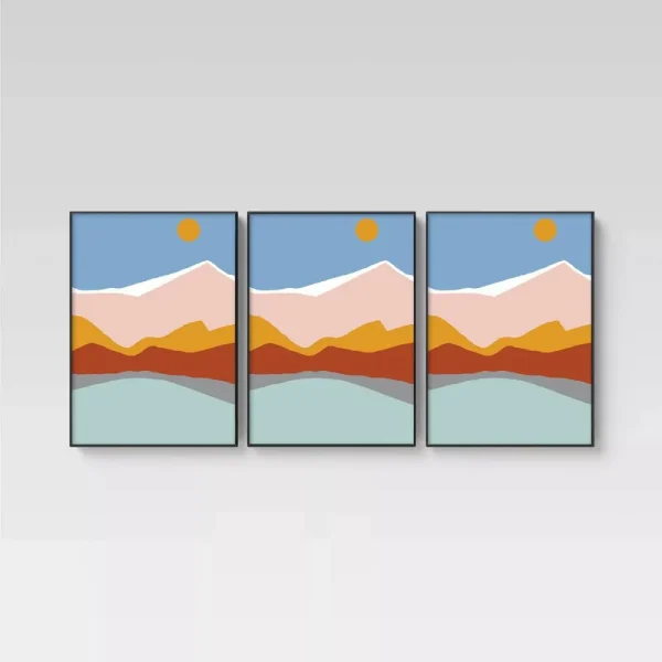 (Set of 3) 5" x 7" Format Frames Black - Room Essentials