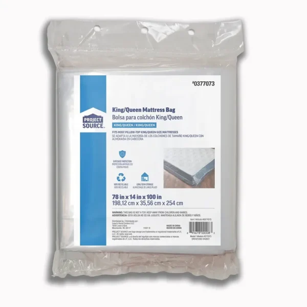 Project Source Queen/King Mattress Bag in Clear | 377073