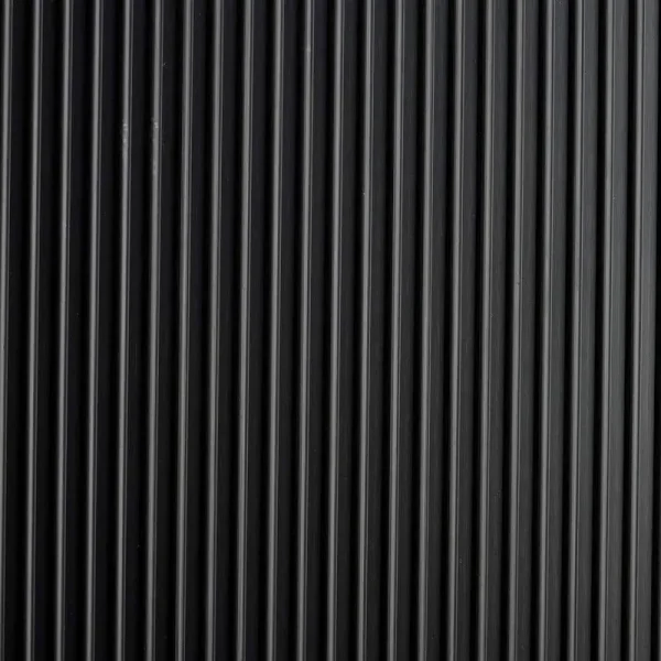 WorkForce Black 36 in. x 4 ft Vinyl Round Rib Commercial Grade Matting