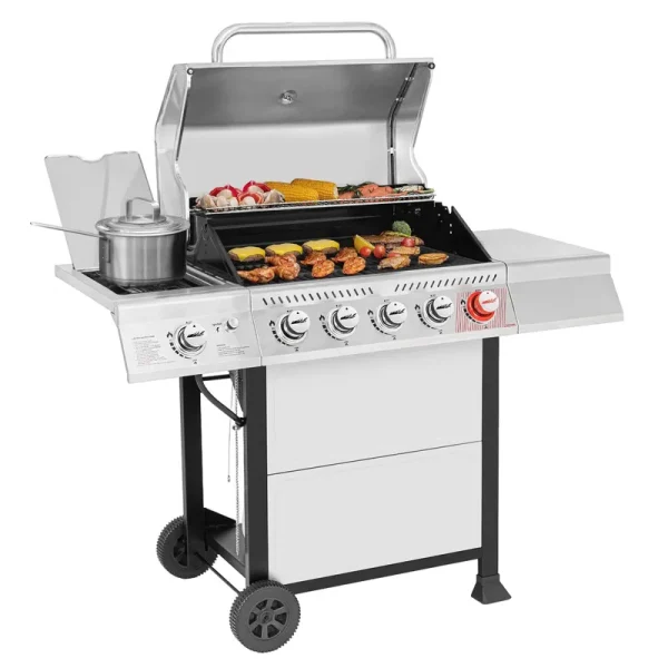 Royal Gourmet GA5401T 5-Burner BBQ Gas Grill with Sear Burner and Side Burner