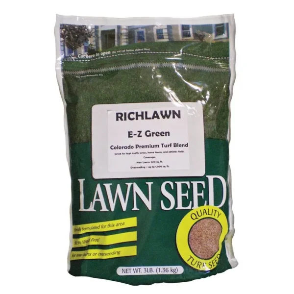 Richlawn E-Z Green Colorado Premium Kentucky Bluegrass Grass Seed, 3 lbs