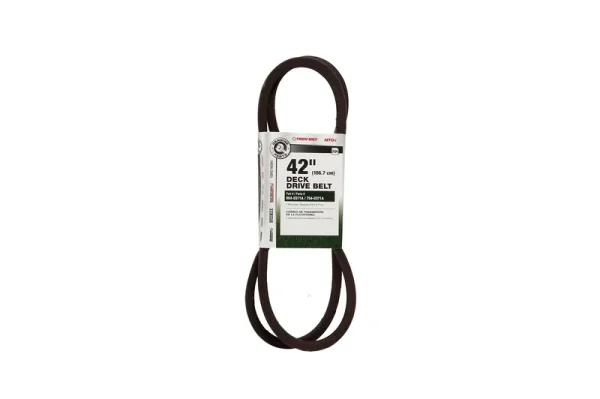 MTD Deck Pulley to Lower Engine Pulley Belt, Black, 42"