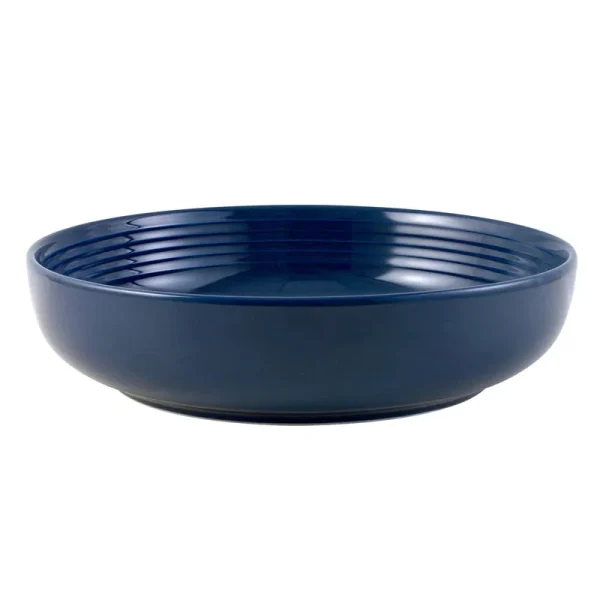 Mainstays Chiara Navy Round Dinner Bowl