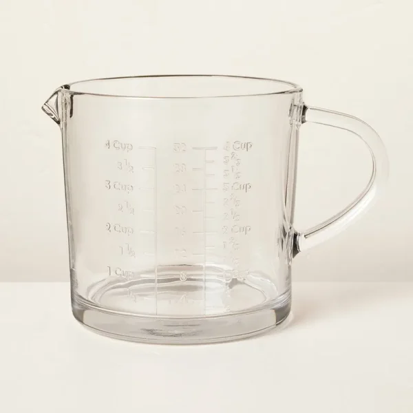 Hearth & Hand with Magnolia Glass Measuring Cup - Clear - 32 oz