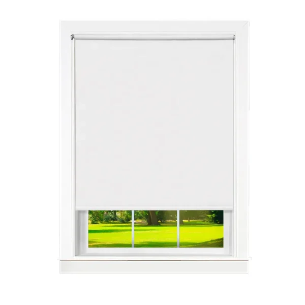 Achim Cords Free Tear Down Light Filtering Window Shade, White