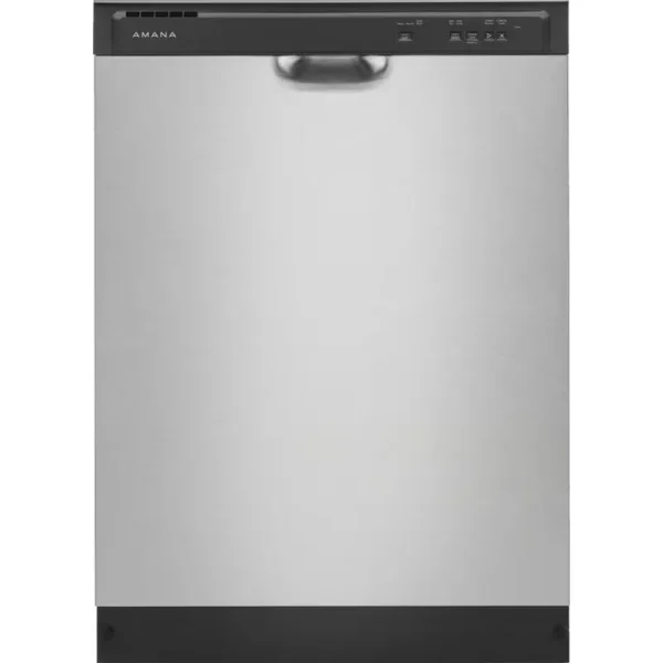 Amana ADFS2524RS 59 Dba Stainless Front Control Dishwasher