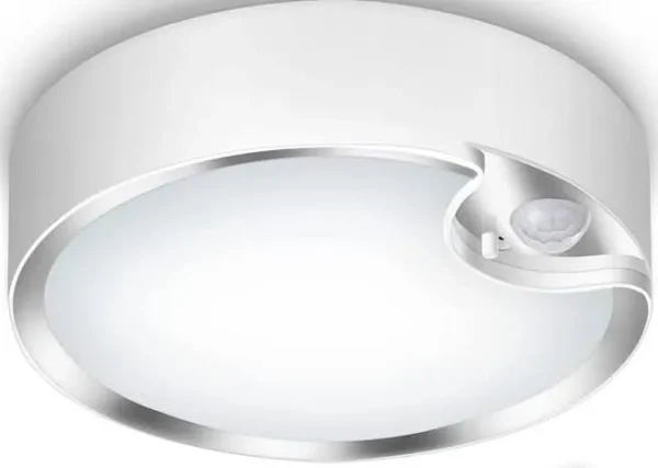 Yurnero Battery Operated Lights Ceiling Light with 400lm Dimmable 3000K/6000K-Battery Powered Ceiling Light for Shower Closets Corridor Laundry
