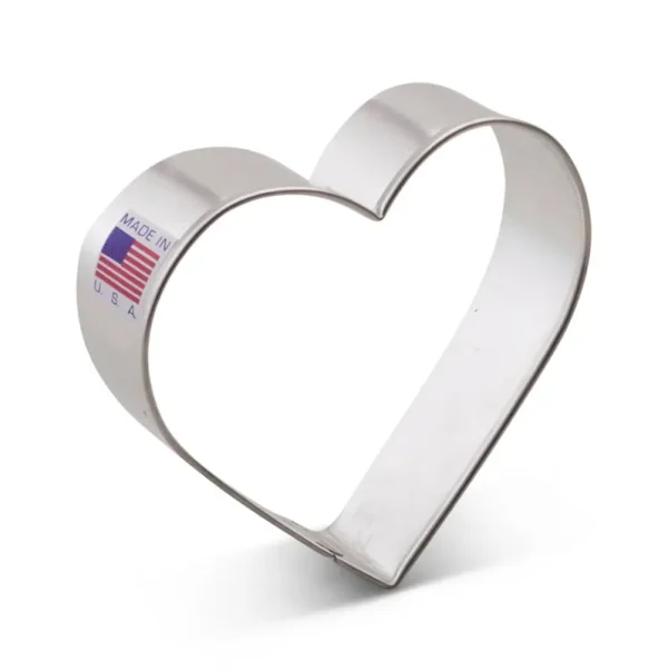Heart Cookie Cutter 3 3/8" Valentines Heart Made in USA by Ann Clark