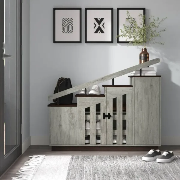 12 Pair Shoe Storage Cabinet Mercury Row