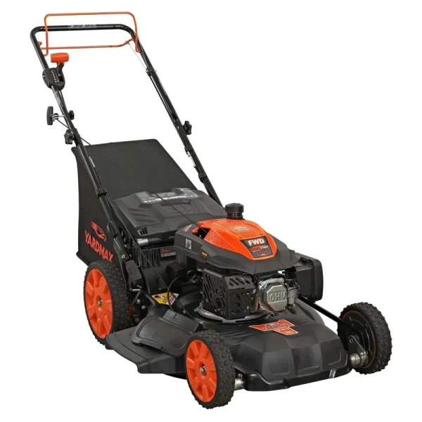 Yardmax 22 in. 201cc Select Pace 6 Speed CVT High Wheel FWD 3-in-1 Gas Walk Behind Self Propelled Lawn Mower