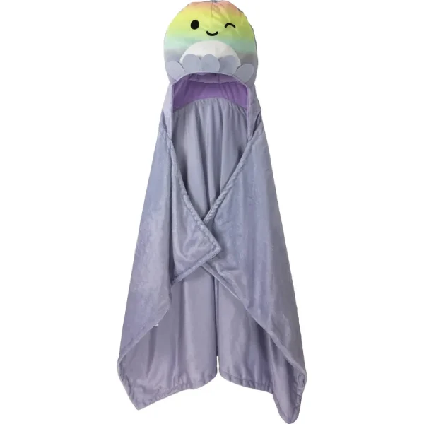Squishmallows Kids' Hooded Blanket Purple