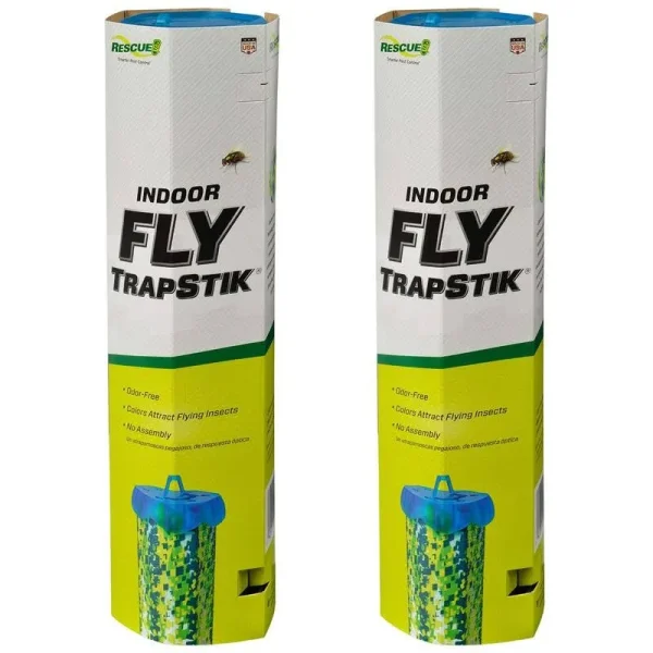 Rescue! Fly TrapStik Indoor Hanging Fly Trap - 2 Pack
