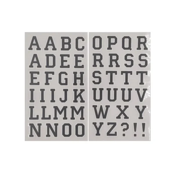 Imagin8 1.5" Iron-On Athletic Letters - Each