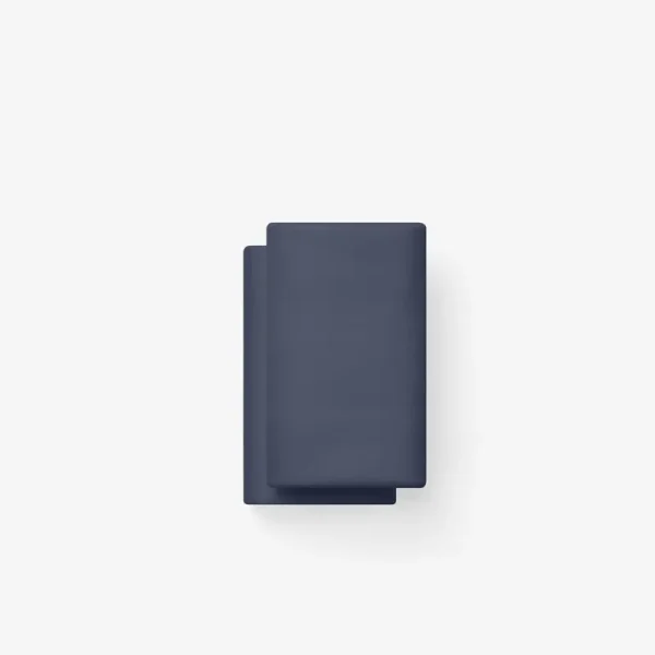 Purple Complete Comfort Pillowcase Set, King, Cotton Pillowcases, Dusky Navy, Navy, Dark Blue
