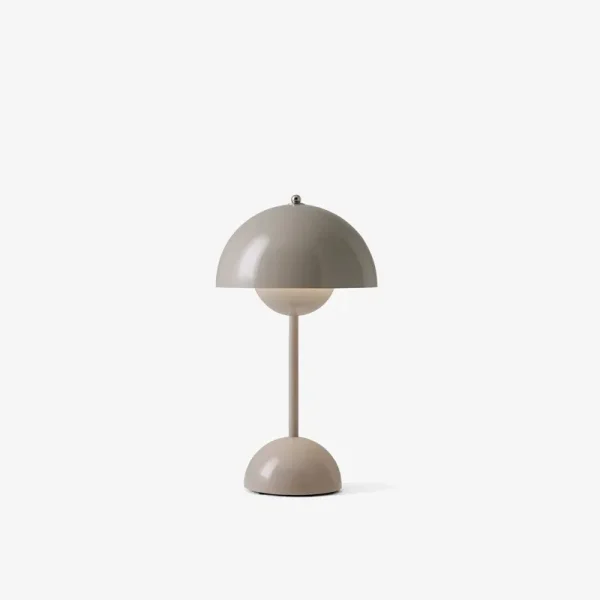 &Tradition Flowerpot Table Lamp Portable VP9 Grey Beige