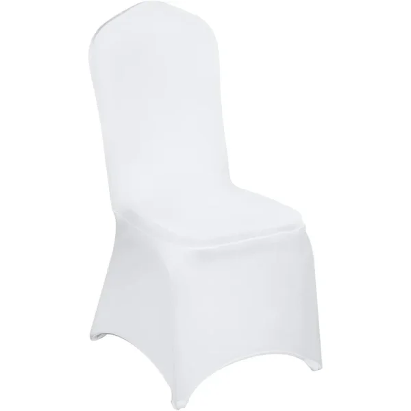 VEVOR White Chair Covers Polyester Spandex Chair Cover Stretch Slipcovers