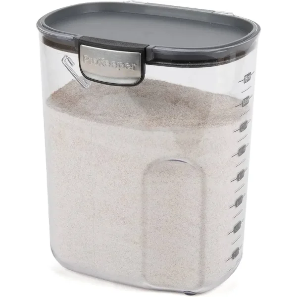 Prepworks ProKeeper+ Flour Airtight Food Storage Container - Black