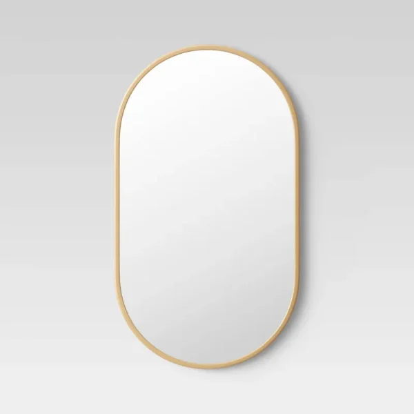 16" x 28" Metal Oval Pill Mirror - Project 62