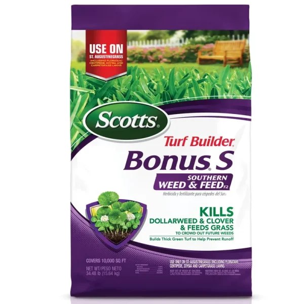 Scotts Turf Builder Bonus S Southern Weed & Feed - Florida Fertilizer, 34.48 lbs.