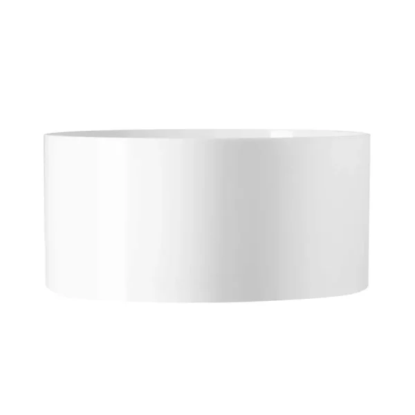 Royal Imports Flower Acrylic Vases Cylinders - Decorative Centerpiece Display for Home or Wedding - Non Breakable Plastic, 8x4 - White