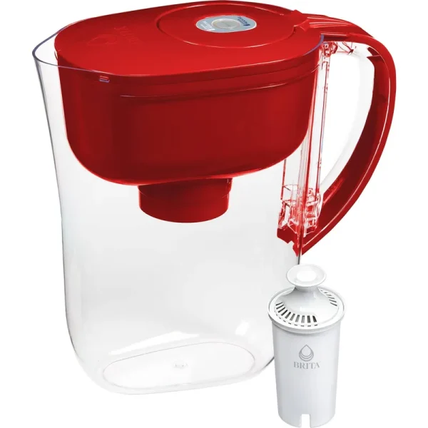 Buy New Wholesale Deals Brita Metro Pitcher 6 Cup Red