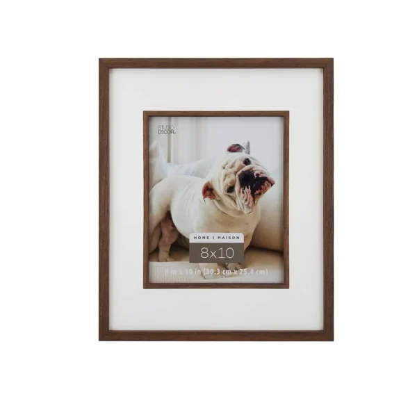 Studio Decor Walnut Verdita Frame, Home Collection - 8 in
