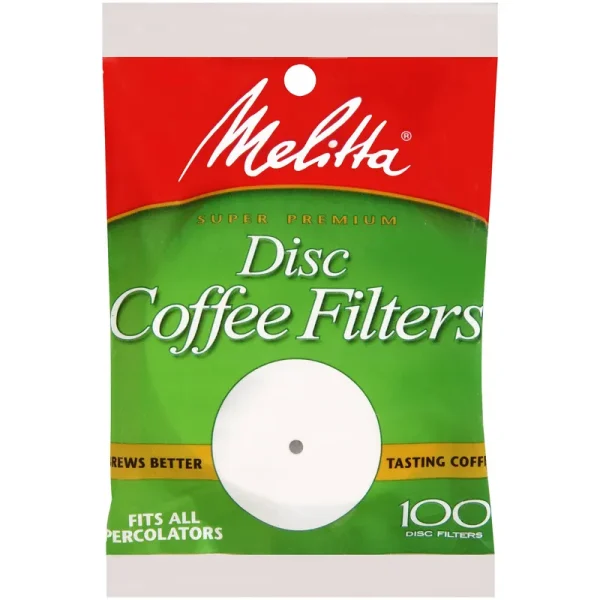 Melitta Disc Coffee Filters - 100 filters