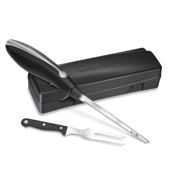 Hamilton Beach Electric Knife Carving Set, Black