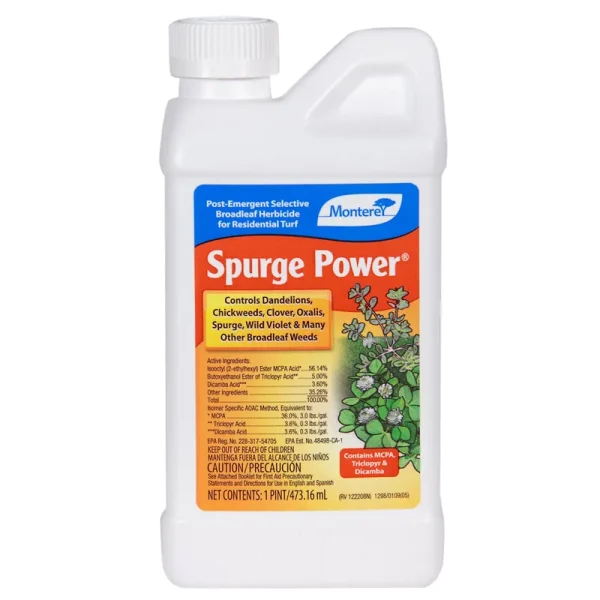 Monterey Spurge Power Concentrate, White - 16 oz jug