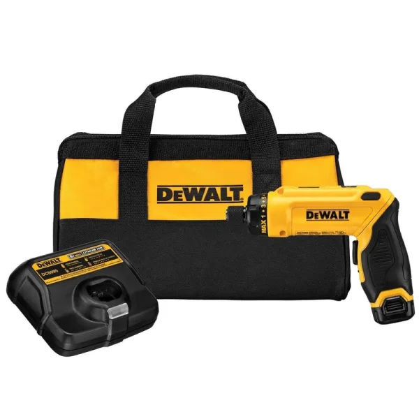 DEWALT - 8 V MAX* Gyroscopic Screwdriver 1 Battery Kit