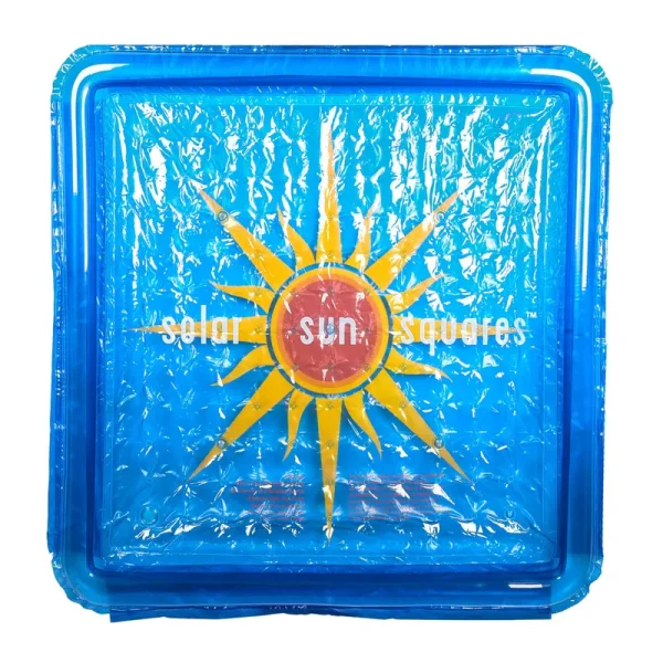 Solar Sun Rings UV Resistant Swimming Pool Heater Square Solar Cover, Sunburst