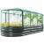 8x3x1 ft Garden Bed with Water System & Mesh Cover