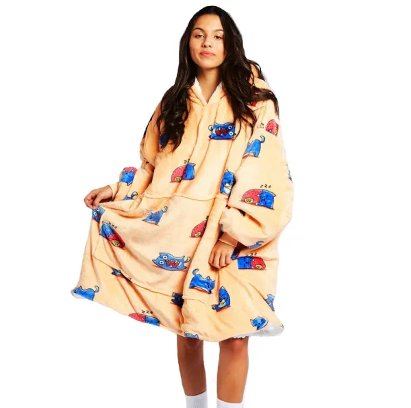 The Oodie Blanket Hoodie | Premium Wearable Blanket Adult| Cozy Hoodie Blanket | Hoodie Blankets, Oversized Hoodie Blanket for Women & Men | Oodie