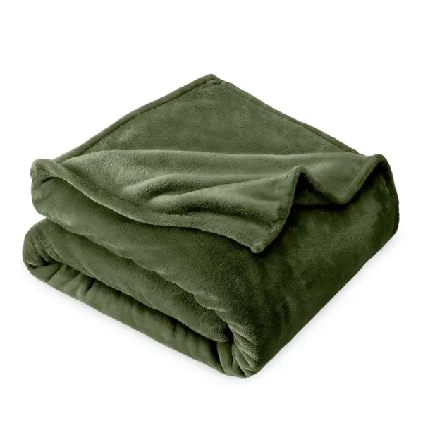 Bare Home Fleece Microplush Full/Queen Blanket - Cypress