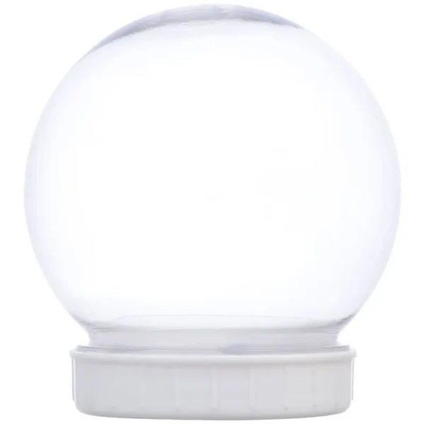 Christmas House Plastic DIY Snow Globes, 100-mm.