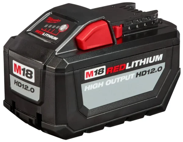 Milwaukee M18 Red Li-ion High Output HD 12.0 Ah 18V Battery 48-11-1812-Instock