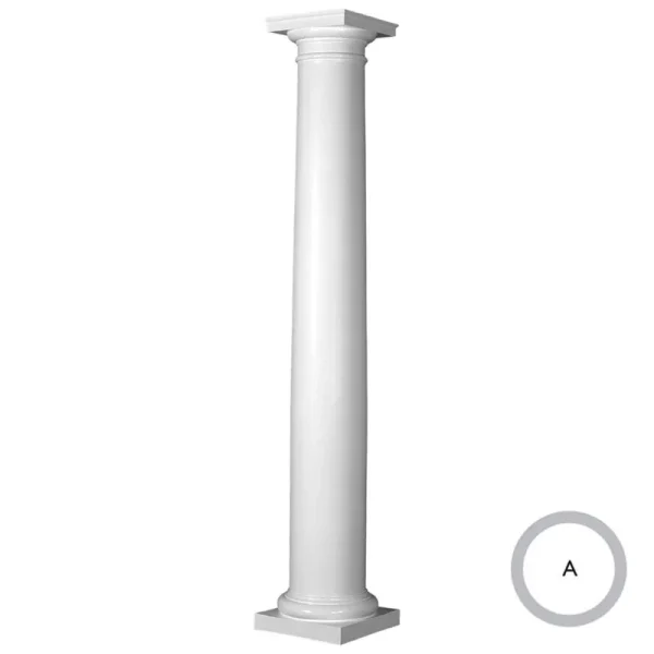 Endura-Stone 6-ft x 8-in Unfinished Fiberglass Round Column