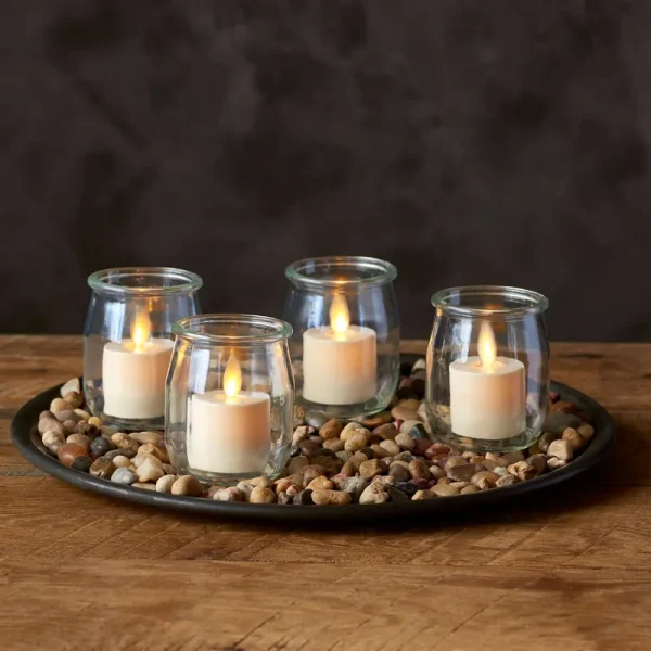Luminara Flameless Battery Operated Tea Lights - Set of 4
