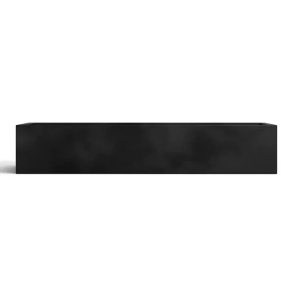 Witmer Planter Box Size: 3.75" H x 20" W x 6" D Color: Black