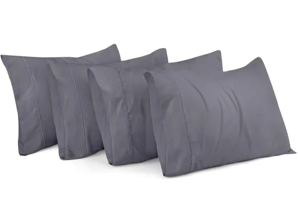 Utopia Bedding King Pillow Cases - 4 Pack - Envelope Closure - Soft Brushed Microfiber Fabric - Shrinkage and Fade Resistant Pillow Cases 20 x 40