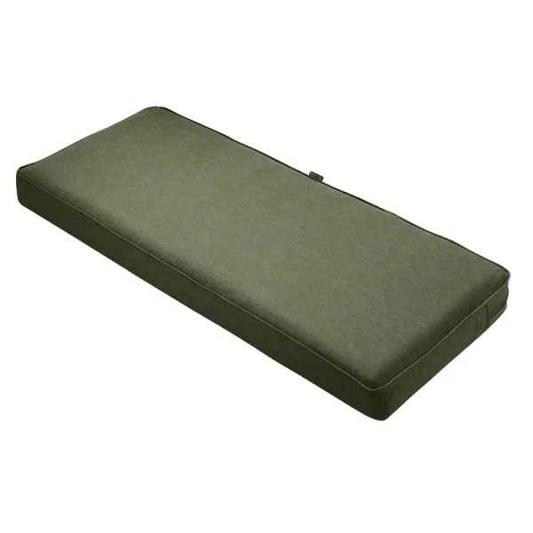 Classic Accessories Montlake FadeSafe Patio Bench/Settee Cushion - 48"W x 18"D x 3"H Heather Fern Green